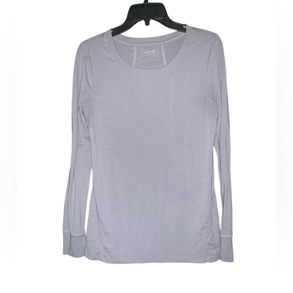 Exertek Women's‎ Gray Long Sleeve Top Size Medium
